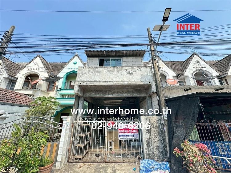 ทาวน์เฮ้าส์ 2 ชั้น 18 ตร.ว. หมู่บ้านนันทิศา ซอยคู้บอน30 ถนนคู้บอน ถนนหทัยราษฏร์ เขตมีนบุรี กรุงเทพมหานคร