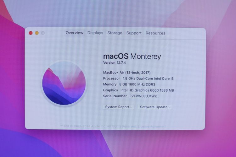 MacBook Air Core i5 2017 13" 8.128GB - ID26020064 รูปที่ 4