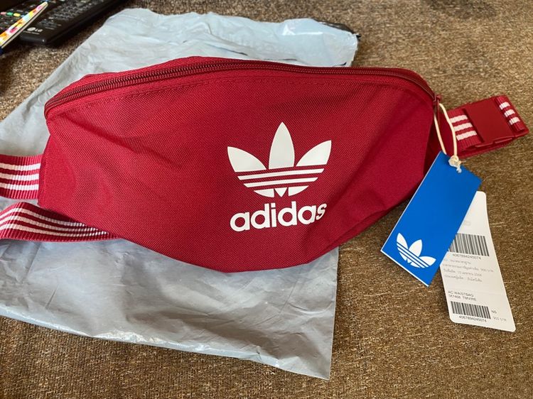 ไม่ระบุ แดง ผ้า Adidas กระเป๋าคาดอก