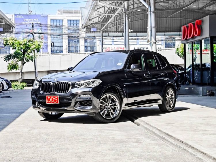 รถ BMW X3 2.0 xDrive30e M Sport 4WD สี ดำ