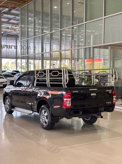 Toyota Hilux Vigo Champ 2011 Smart Cab 2.5 E Pickup ดีเซล เกียร์ธรรมดา ดำ รูปที่ 4