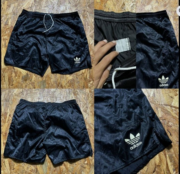 กางเกงกีฬาสีดำ ผ้ามัน