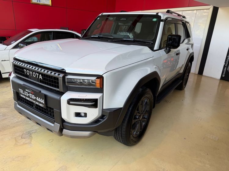 Toyota Land Cruiser Prado 2025 3.0 D4D 4WD Utility-car ดีเซล ไม่ติดแก๊ส เกียร์อัตโนมัติ ขาว รูปที่ 3