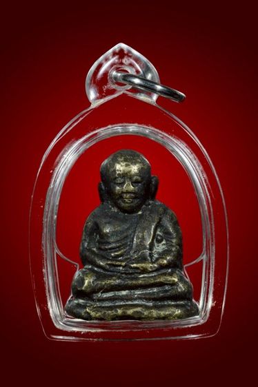 รูปหล่อหลวงพ่อเงิน วัดบางคลาน รุ่น ปืนแตก ปี 28 เนื้อเก่าสวยงามแท้ดูง่าย