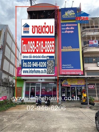 อาคารพาณิชย์ 4 ชั้น 102 ตร.ว. อาคารพาณิชย์ ซอยเทียนทะเล16-2 ถนนพระราม2 ถนนบางขุนเทียน เขตบางขุนเทียน กรุงเทพมหานคร