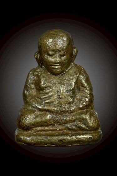 รูปหล่อหลวงพ่อเงิน วัดบางคลาน รุ่น ปืนแตก พิมพ์ไตรมาสสวยแท้ดูง่าย