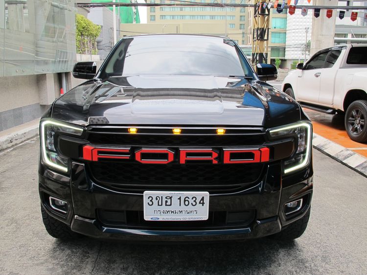 Ford Ranger 2023 2.0 Turbo Hi-Rider XLT Pickup ดีเซล ไม่ติดแก๊ส เกียร์ธรรมดา ดำ รูปที่ 3