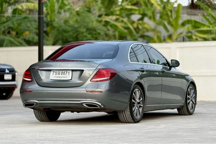 Mercedes-Benz E-Class 2018 E350 AMG Sedan ปลั๊กอินไฮบริด (PHEV) ไม่ติดแก๊ส เกียร์อัตโนมัติ เทา รูปที่ 4