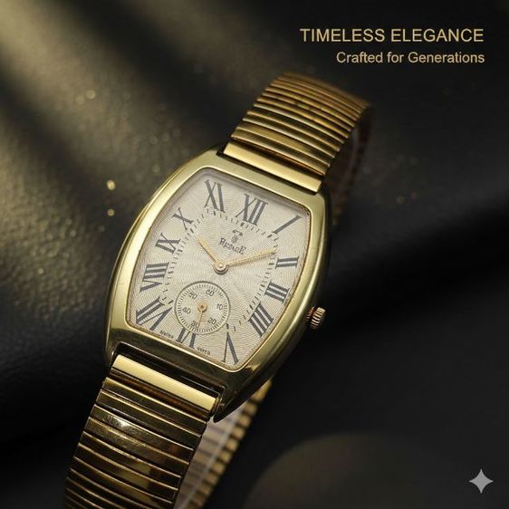 นาฬิกา วินเทจ แบรนด์ Vincence จาก ITALY ตัวเรือน 14K 585 เครื่อง swiss สภาพสมบูรณ์