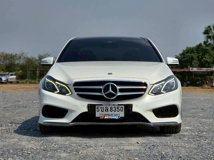 Mercedes-Benz E-Class 2013 E300 2.2 BlueTEC Hybrid AMG Dynamic Sedan ไฮบริด ไม่ติดแก๊ส เกียร์อัตโนมัติ ขาว รูปที่ 2