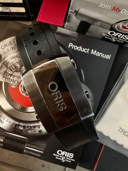 เปิดขาย ORIS Aquis PVD Gents Diver's 300m Swiss Made ขอบCeramic รูปที่ 10