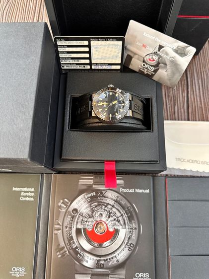 เปิดขาย ORIS Aquis PVD Gents Diver's 300m Swiss Made ขอบCeramic รูปที่ 5