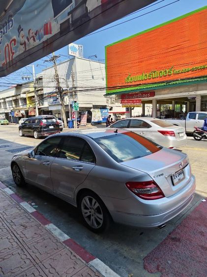 Mercedes-Benz C-Class 2009 C200 Kompressor Sedan เบนซิน ไม่ติดแก๊ส เกียร์อัตโนมัติ บรอนซ์เงิน รูปที่ 4