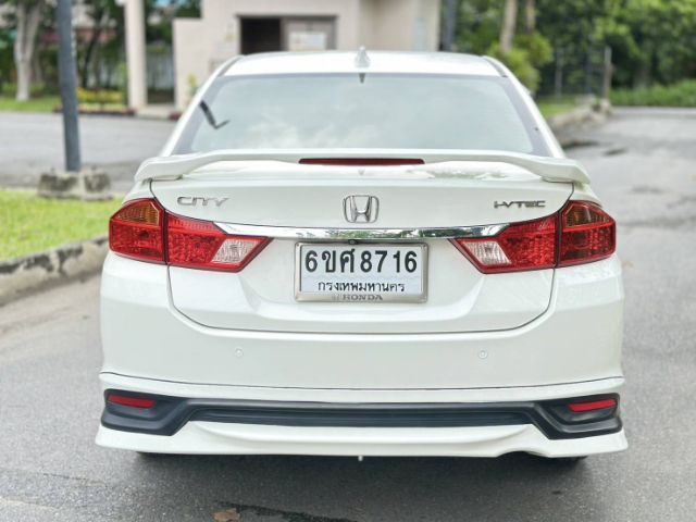 Honda City 2017 1.5 Sv i-VTEC Sedan เบนซิน ไม่ติดแก๊ส เกียร์อัตโนมัติ ขาว รูปที่ 2