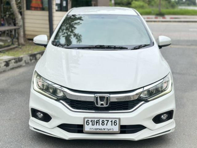 Honda City 2017 1.5 Sv i-VTEC Sedan เบนซิน ไม่ติดแก๊ส เกียร์อัตโนมัติ ขาว รูปที่ 3