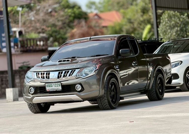 Mitsubishi Triton 2015 All New Mega Cab 2.5 GLX Pickup ดีเซล ไม่ติดแก๊ส เกียร์ธรรมดา น้ำตาล รูปที่ 3