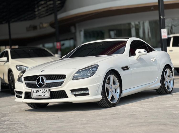 Mercedes-Benz SLK-Class 2014 SLK200 Kompressor AMG Sedan เบนซิน ไม่ติดแก๊ส เกียร์อัตโนมัติ ขาว รูปที่ 2