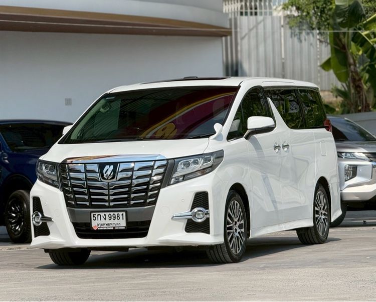 Toyota Alphard 2016 2.5 S C-Package Van เบนซิน ไม่ติดแก๊ส เกียร์อัตโนมัติ ขาว รูปที่ 3