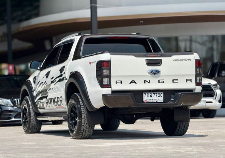 Ford Ranger 2018 2.2 Hi-Rider Wildtrak Pickup ดีเซล ไม่ติดแก๊ส เกียร์อัตโนมัติ ขาว รูปที่ 4