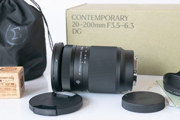 Sigma 20-200mm F3.5-6.3 DG E-Mount สภาพสวย ประกันศูนย์ยาวๆ รูปที่ 7