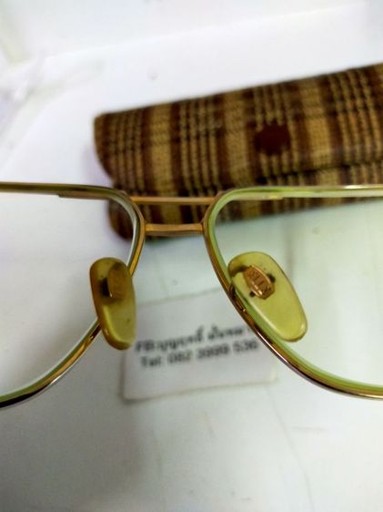แว่นตา AO  America Optical masterpiece titanium 525 ขนาด 59-18 ทรงวินเทจ หายาก สภาพดี รูปที่ 7