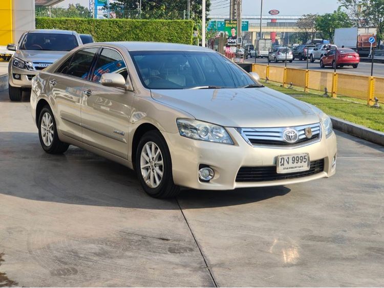 Toyota Camry 2010 2.4 Hybrid Sedan ไฮบริด เกียร์อัตโนมัติ บรอนซ์ทอง รูปที่ 2