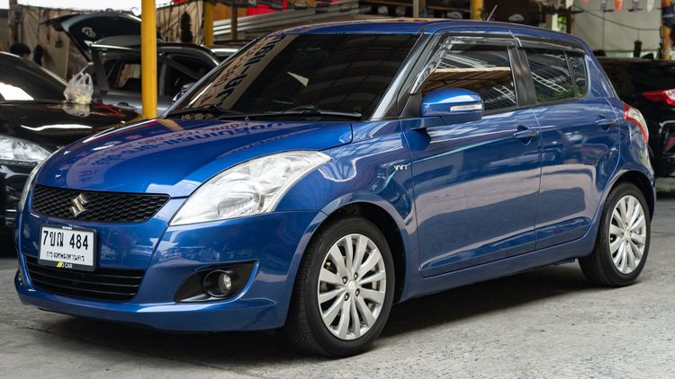 Suzuki Swift 2015 1.25 GLX Sedan เบนซิน ไม่ติดแก๊ส เกียร์อัตโนมัติ น้ำเงิน รูปที่ 2