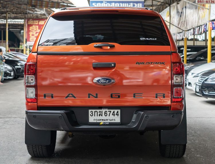 Ford Ranger 2014 3.2 Wildtrak 4WD Pickup ดีเซล ไม่ติดแก๊ส เกียร์อัตโนมัติ ส้ม รูปที่ 4