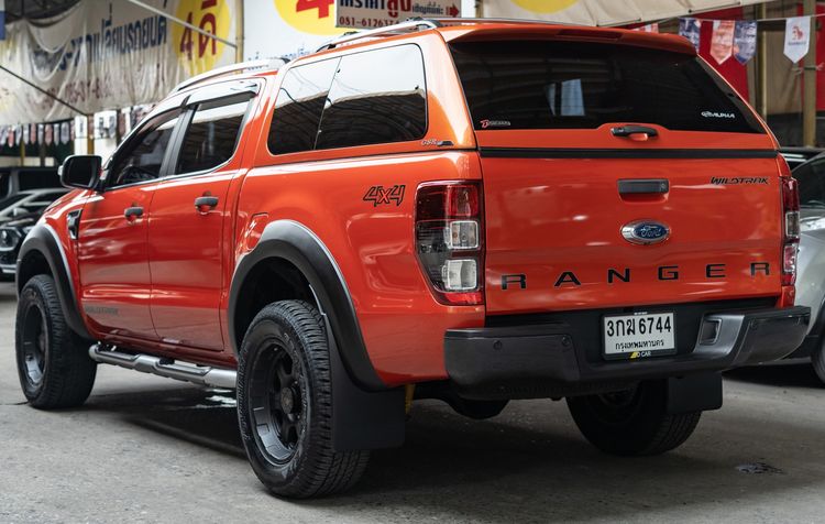Ford Ranger 2014 3.2 Wildtrak 4WD Pickup ดีเซล ไม่ติดแก๊ส เกียร์อัตโนมัติ ส้ม รูปที่ 3
