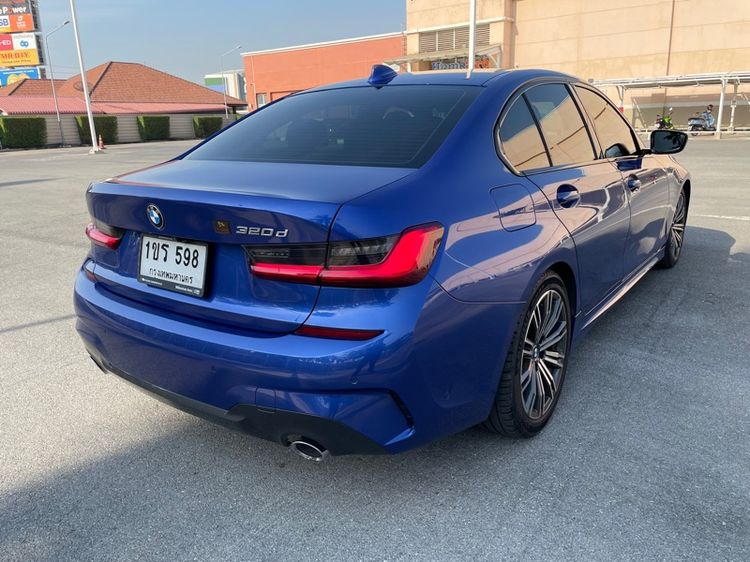 BMW Series 3 2020 320d Sedan ดีเซล ไม่ติดแก๊ส เกียร์อัตโนมัติ น้ำเงิน รูปที่ 4