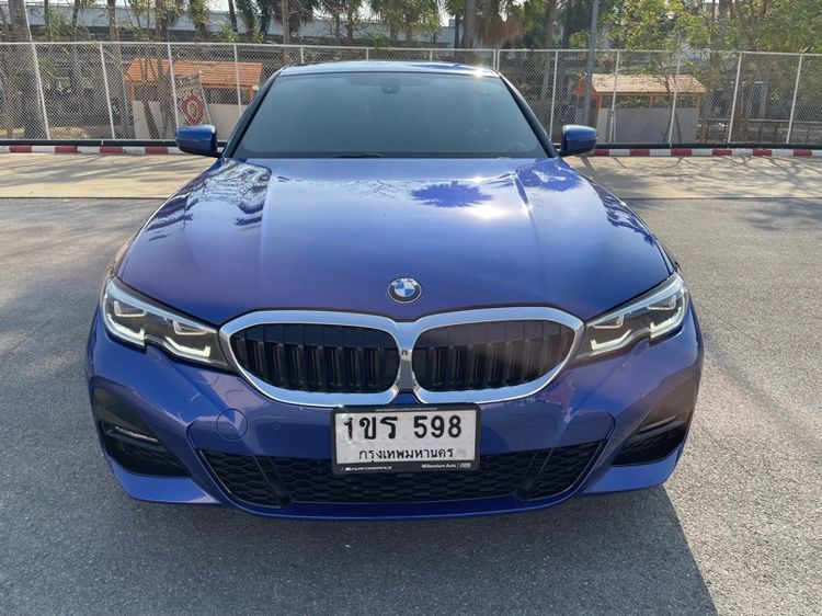 BMW Series 3 2020 320d Sedan ดีเซล ไม่ติดแก๊ส เกียร์อัตโนมัติ น้ำเงิน รูปที่ 2