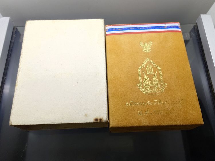 เหรียญ ๙ รัชกาล พิมพ์แผนที่ประเทศไทย ที่ระลึกสมโภชญ์กรุงรัตนโกสินทร์ 200 ปี พ.ศ.2525 พร้อมกล่องเดิมๆ เนื้อกะไหล่ทอง รูปที่ 8