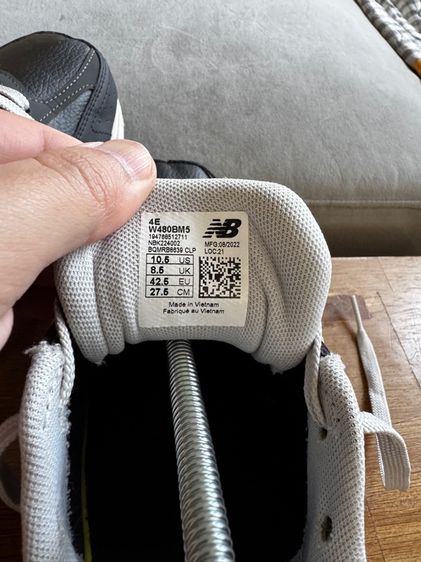 New balance 480 v5  เบอร์43 ยาว27.5 cm. รูปที่ 8