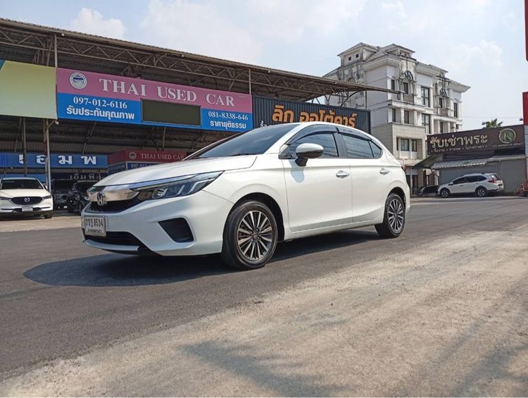 Honda City 2022 1.0 SV Sedan เบนซิน ไม่ติดแก๊ส เกียร์อัตโนมัติ ขาว รูปที่ 3