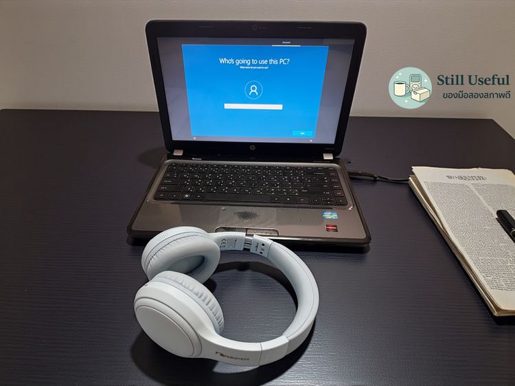 วินโดว์ 8 กิกะไบต์ VGA ไม่ใช่ Notebook HP Pavilion g4 Series (Core i5) รีเซ็ตแล้ว พร้อมใช้ทันที  หูฟัง Bluetooth Nakamichi My Music Hue 