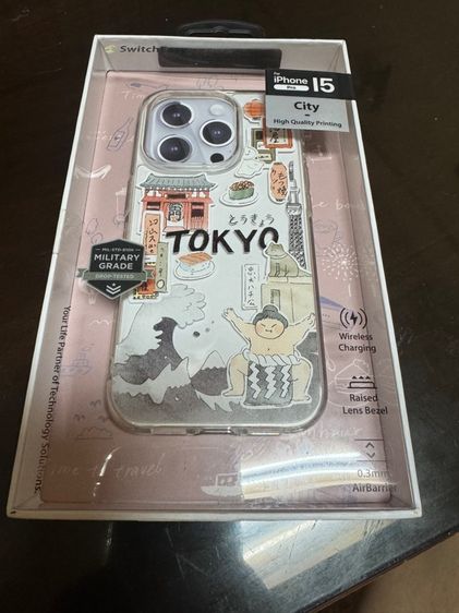 เคสไอโฟน 15โปร ยี่ห้อ สวิช อีซี่เป็นรูปกราฟฟิคเมืองญี่ปุ่น รูปที่ 3