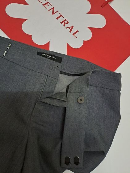 กางเกงสแลคขายาวสีเทา ผ้าทิ้งตัว ญ.แบรนด์ G2000‼️ รูปที่ 4