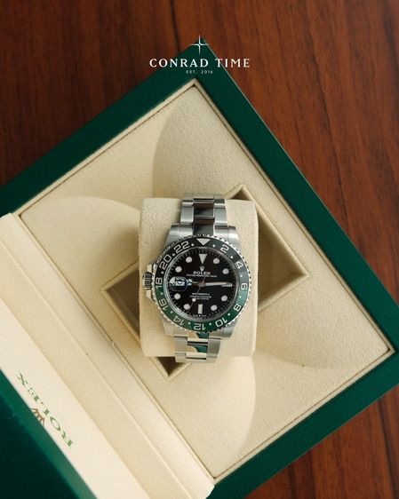 Rolex GMT-Master II 126720VTNR Sprite' Black Dial Oyster Steel 2022 40mm. Fullset  รูปที่ 4