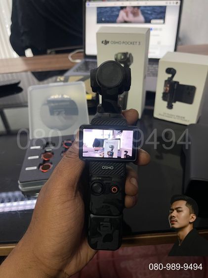 Dji osmo pocket 3 ประกันศูนย์ พึ่งซื้อมาขายเหมาอุปกรณ์อื่นๆ รูปที่ 3