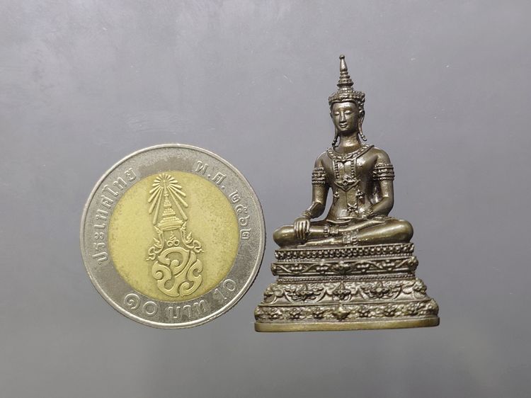 พระกริ่งพุทธมหาบารมีนุภาพพิสุทธิ์ อนุตตรสังคามวิชัย เนื้อสำริดรมมันปู ผลงานศิลปินแห่งชาติ อ.จักรพันธุ์ โปรษยกฤต ปี2553 พร้อมกล่องเดิม หายาก  รูปที่ 8