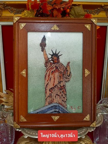 USA,เทพีเสรีภาพระดับพลอยงาน handmade เก่าโบราณ จากอเมริกา