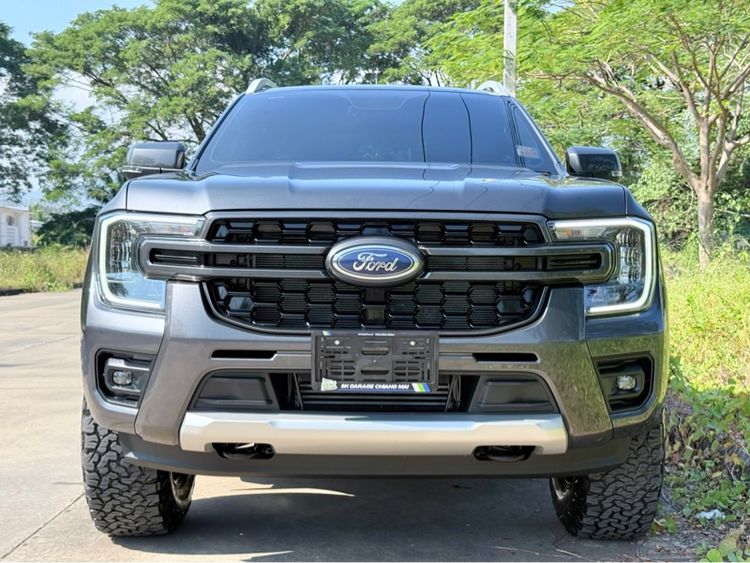 รถ Ford Ranger 2.0 Bi-Turbo Hi-Rider Wildtrak สี เทา