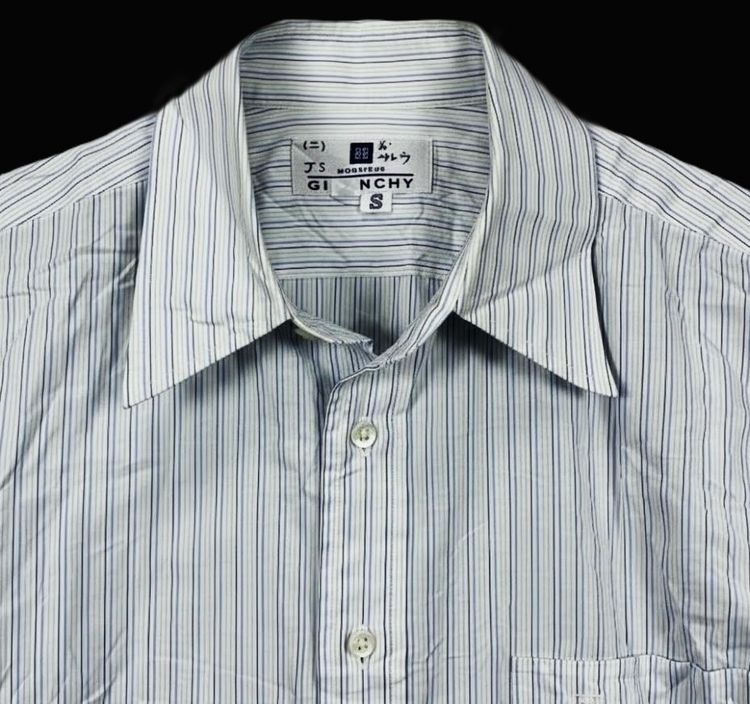 G35 GIVENCHY MONSIEUR STRIPED ORIGINAL PREMIUM CASUAL SHIRT รูปที่ 5