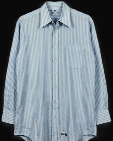 เสื้อเชิ้ต EU 43.5 แขนยาว G35 GIVENCHY MONSIEUR STRIPED ORIGINAL PREMIUM CASUAL SHIRT