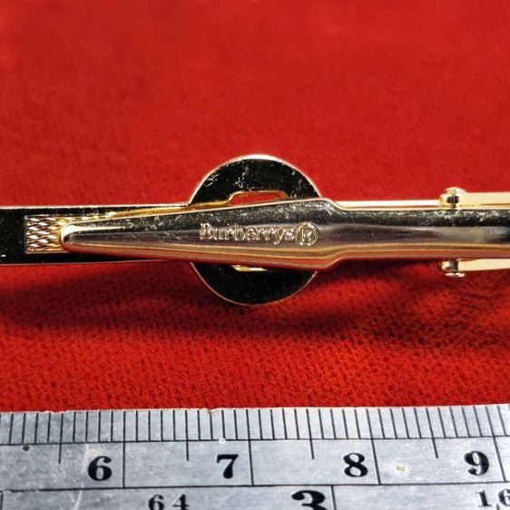 🔖หนีบไทด์ Burberry แท้ สีทองสด งานจากต่างประเทศ รูปที่ 4