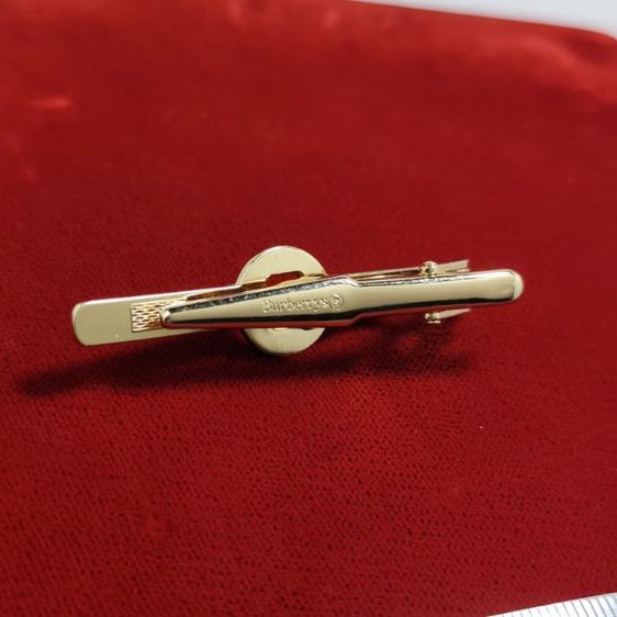 🔖หนีบไทด์ Burberry แท้ สีทองสด งานจากต่างประเทศ รูปที่ 9