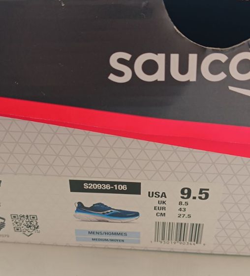ขายถูก Saucony Guide 17 ของใหม่ size 43-275cm ของแท้ นุ่มเบาใสสบาย รูปที่ 9