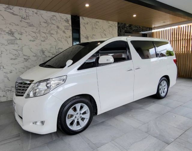 Toyota Alphard 2008 2.4 V Utility-car เบนซิน ไม่ติดแก๊ส เกียร์อัตโนมัติ ขาว