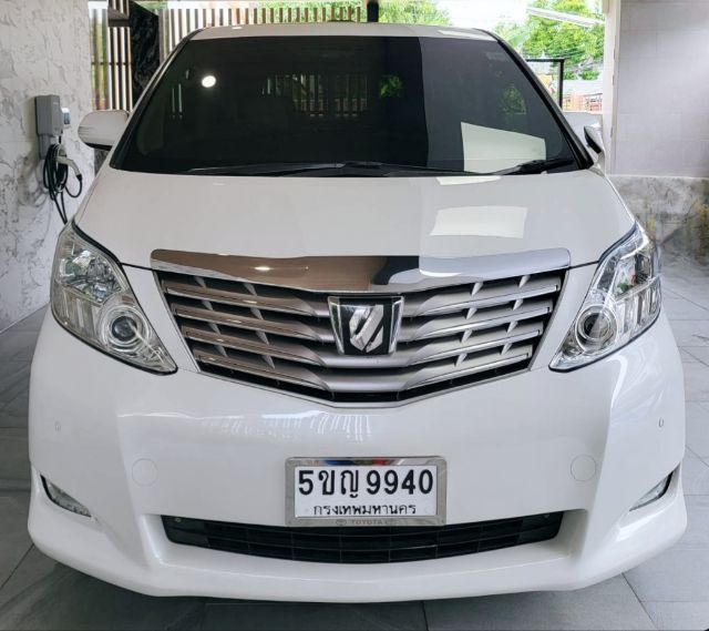 Toyota Alphard 2008 2.4 V Utility-car เบนซิน ไม่ติดแก๊ส เกียร์อัตโนมัติ ขาว รูปที่ 2