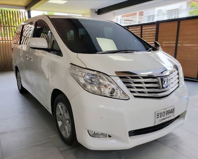 Toyota Alphard 2008 2.4 V Utility-car เบนซิน ไม่ติดแก๊ส เกียร์อัตโนมัติ ขาว รูปที่ 3
